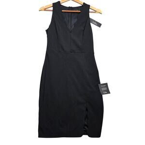 NWT Lulu's Scalloped Vneck Bodycon Dress Size Small